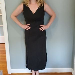 Black Linen Dress